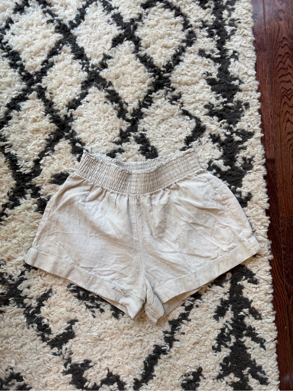 Reformation Sawyer Linen Shorts